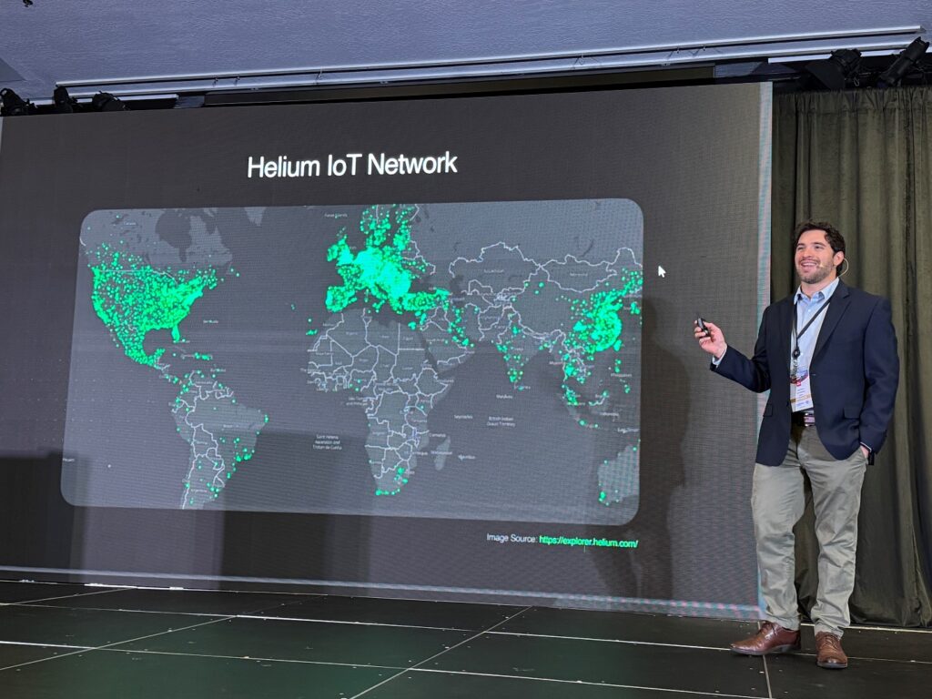 Helium Mario Di Dio at Wi-Fi NOW 25 - 650 Group