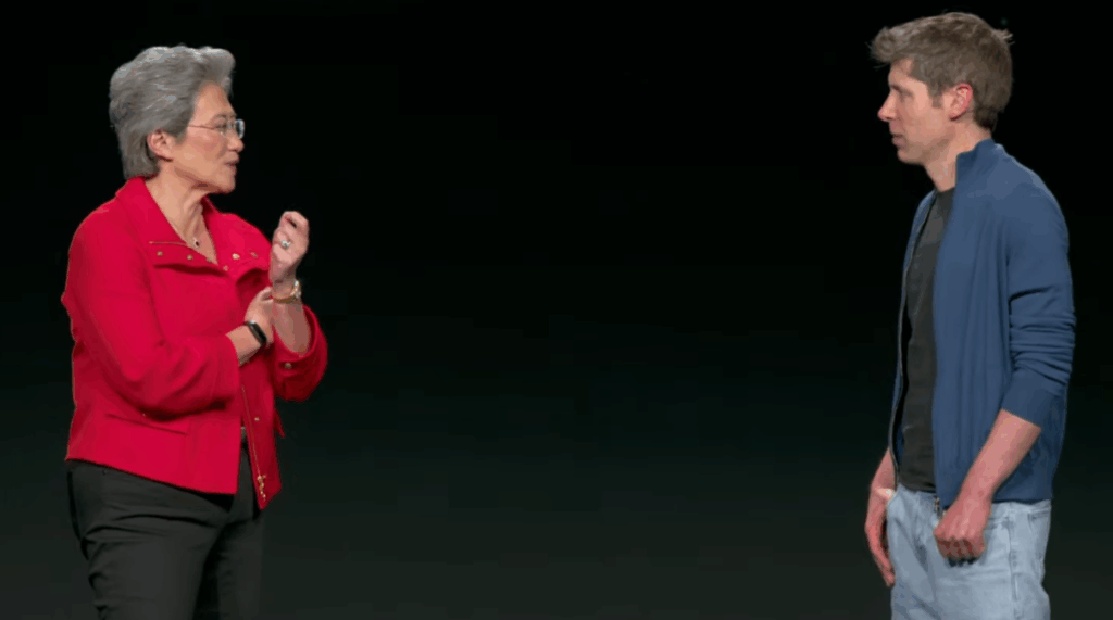 Lisa Su and Sam Altman June 12 2025 - 650 Group