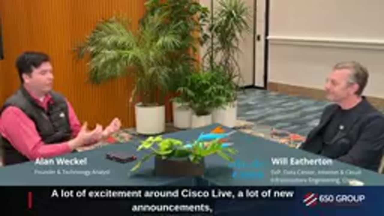 Alan Weckel, 650 Group interviews Will Eatherton, Cisco Systems
